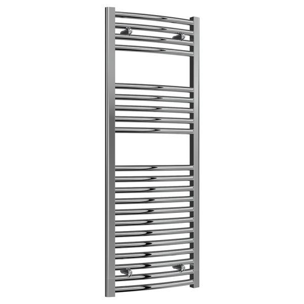 Reina Diva Chrome Curved Towel Rail 1200 x 450mm