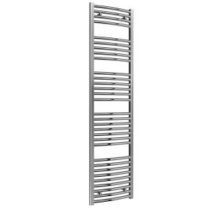 Reina Diva Chrome Curved Towel Rail 1800 x 450mm