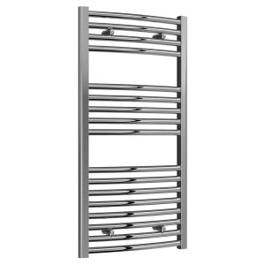 Reina Diva Chrome Curved Towel Rail 1000 x 500mm