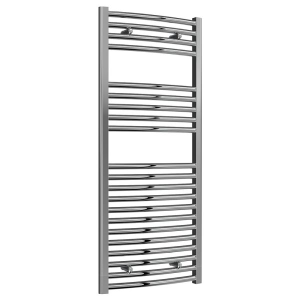 Reina Diva Chrome Curved Towel Rail 1200 x 500mm