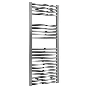 Reina Diva Chrome Curved Towel Rail 1200 x 500mm