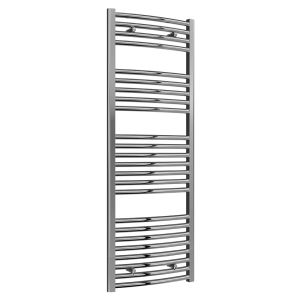 Reina Diva Chrome Curved Towel Rail 1400 x 500mm