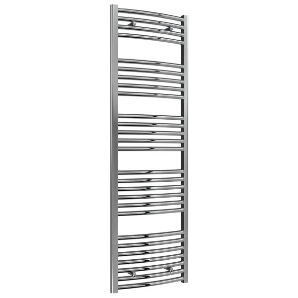 Reina Diva Chrome Curved Towel Rail 1600 x 500mm