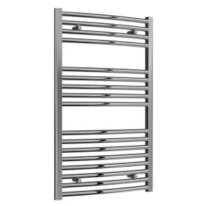 Reina Diva Chrome Curved Towel Rail 1000 x 600mm