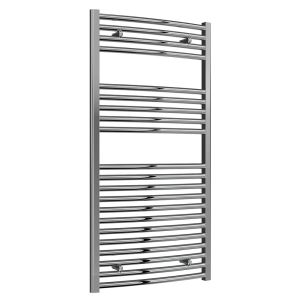 Reina Diva Chrome Curved Towel Rail 1200 x 600mm