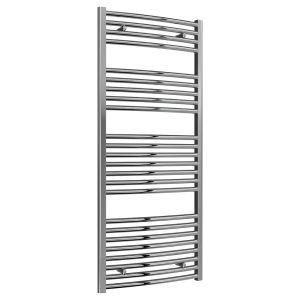 Reina Diva Chrome Curved Towel Rail 1400 x 600mm