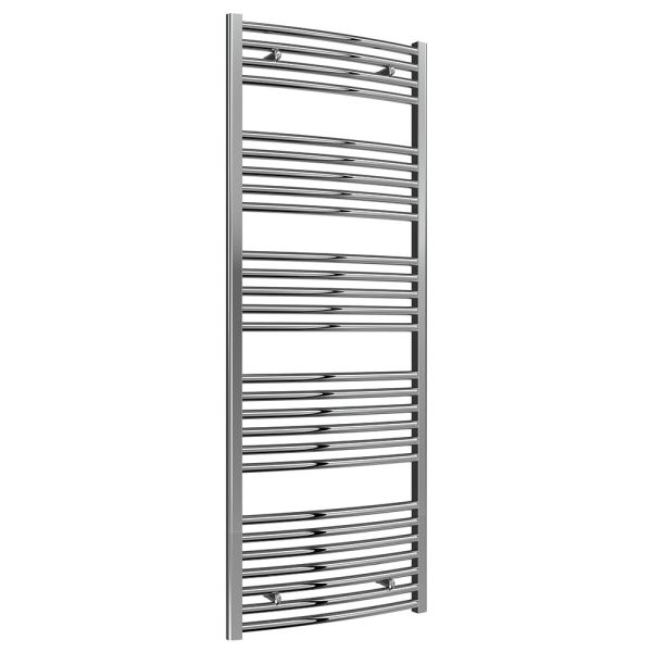 Reina Diva Chrome Curved Towel Rail 1600 x 600mm