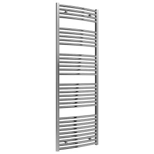 Reina Diva Chrome Curved Towel Rail 1800 x 600mm