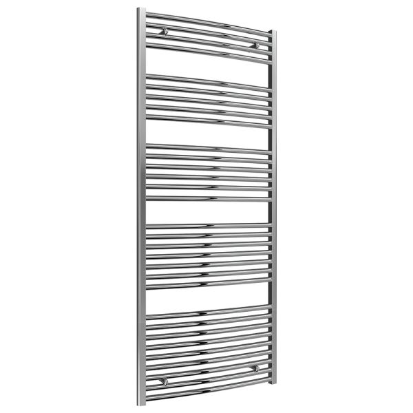 Reina Diva Chrome Curved Towel Rail 1800 x 750mm