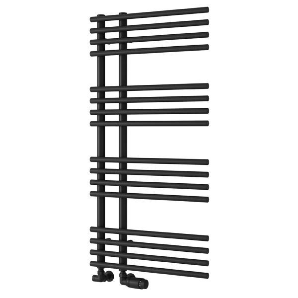 Reina Elisa Black Designer Towel Rail 1000 x 500mm