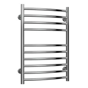 Reina Eos Polished Stainless Steel Curved Towel Rail 720 x 500mm