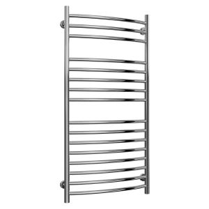 Reina Eos Polished Stainless Steel Curved Towel Rail 1200 x 600mm