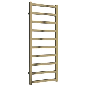 Reina Fano Satin Bronze Designer Towel Rail 1240 x 485mm