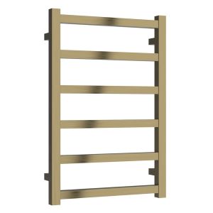 Reina Fano Satin Bronze Designer Towel Rail 720 x 485mm