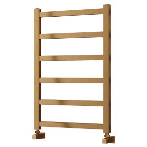 Reina Fano Satin Copper Designer Towel Rail 720 x 485mm