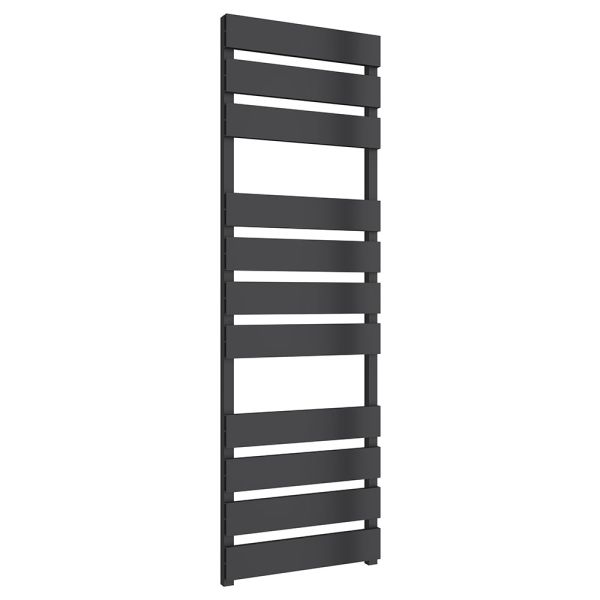 Reina Fermo Anthracite Designer Towel Rail 1550 x 480mm