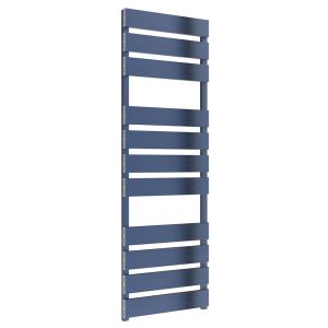 Reina Fermo Satin Blue Designer Towel Rail 1550 x 480mm