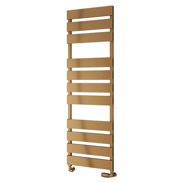 Reina Fermo Satin Copper Designer Towel Rail 1550 x 480mm