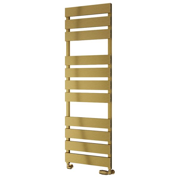 Reina Fermo Satin Gold Designer Towel Rail 1550 x 480mm