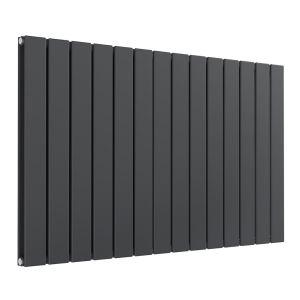 Reina Flat Anthracite Double Panel Designer Radiator 600 x 1032mm