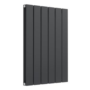 Reina Flat Anthracite Double Panel Designer Radiator 600 x 440mm