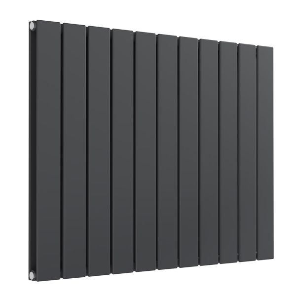 Reina Flat Anthracite Double Panel Designer Radiator 600 x 810mm