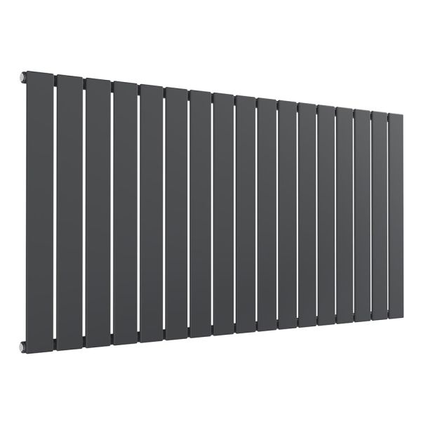 Reina Flat Anthracite Single Panel Designer Radiator 600 x 1254mm