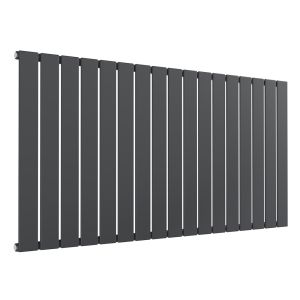 Reina Flat Anthracite Single Panel Designer Radiator 600 x 1254mm