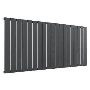 Reina Flat Anthracite Single Panel Designer Radiator 600 x 1402mm