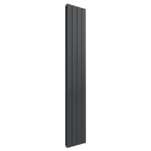 Reina Flat Anthracite Double Panel Designer Radiator 1600 x 292mm