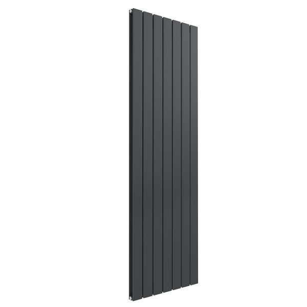 Reina Flat Anthracite Double Panel Designer Radiator 1600 x 514mm