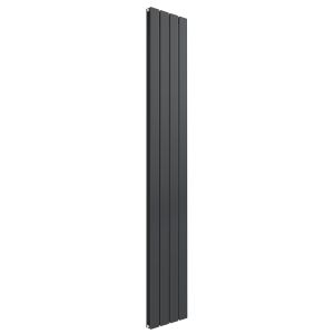 Reina Flat Anthracite Double Panel Designer Radiator 1800 x 292mm