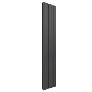 Reina Flat Anthracite Double Panel Designer Radiator 1800 x 366mm