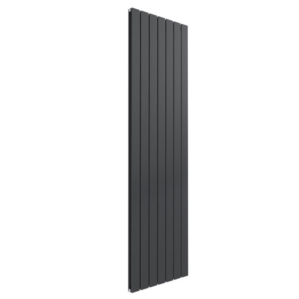 Reina Flat Anthracite Double Panel Designer Radiator 1800 x 514mm