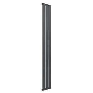 Reina Flat Anthracite Single Panel Designer Radiator 1600 x 218mm