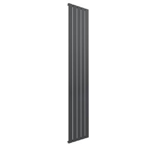 Reina Flat Anthracite Single Panel Designer Radiator 1800 x 366mm