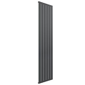 Reina Flat Anthracite Single Panel Designer Radiator 1800 x 440mm