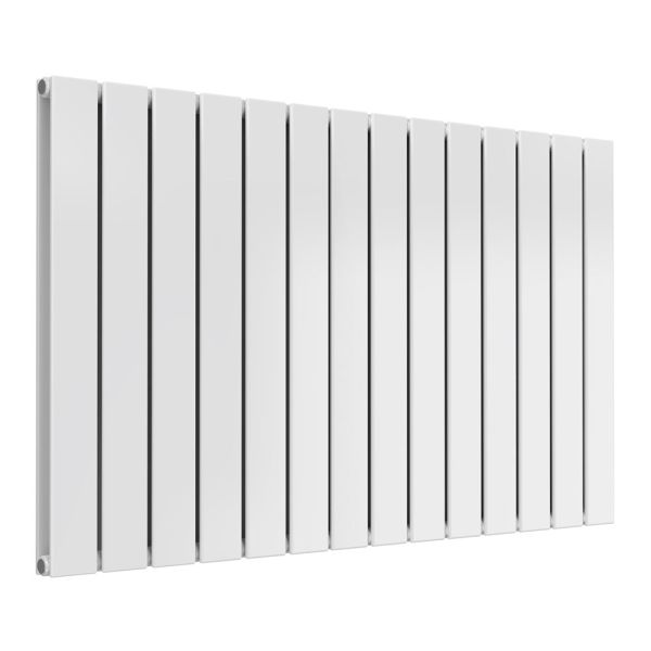 Reina Flat White Double Panel Designer Radiator 600 x 1032mm