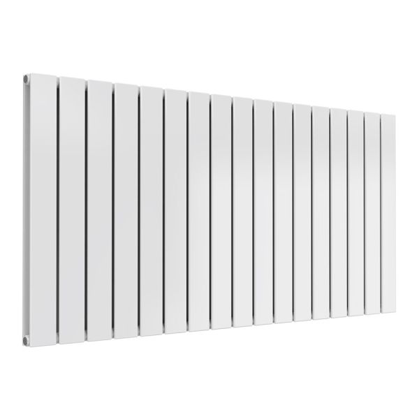 Reina Flat White Double Panel Designer Radiator 600 x 1254mm