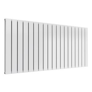 Reina Flat White Double Panel Designer Radiator 600 x 1402mm