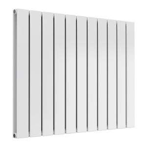 Reina Flat White Double Panel Designer Radiator 600 x 810mm