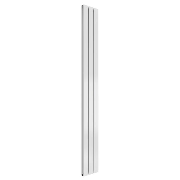 Reina Flat White Double Panel Designer Radiator 1800 x 218mm