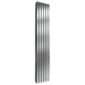 Reina Flox Brushed Stainless Steel Double Designer Radiator 1800 x 354mm