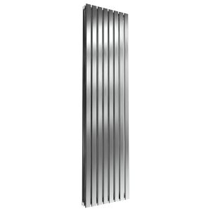 Reina Flox Brushed Stainless Steel Double Designer Radiator 1800 x 472mm