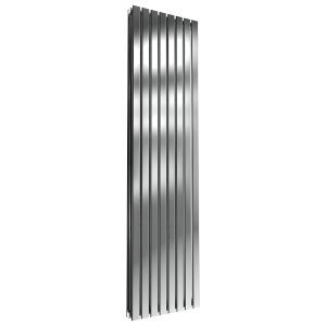 Reina Flox Polished Stainless Steel Double Designer Radiator 1800 x 472mm