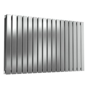 Reina Flox Polished Stainless Steel Double Designer Radiator 600 x 1003mm