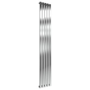 Reina Flox Polished Stainless Steel Single Designer Radiator 1800 x 295mm