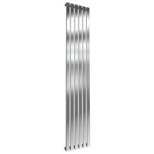 Reina Flox Polished Stainless Steel Single Designer Radiator 1800 x 354mm