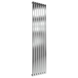 Reina Flox Polished Stainless Steel Single Designer Radiator 1800 x 413mm