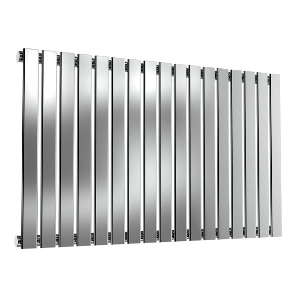 Reina Flox Polished Stainless Steel Single Designer Radiator 600 x 1003mm